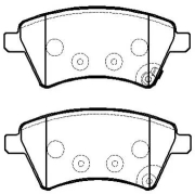 HSB HP9716 Колодки тормозные дисковые