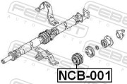 Febest NCB001 Подшипник подвесной карданного вала
