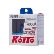 KOITO P0750W H11 12V 55W (100W) 4000K, упаковка 2 шт.