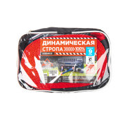ARNEZI A0904025 Трос буксировочный динамический 9 м, 9т стропа шириной 70 мм со скобой М18, в сумке