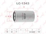 LYNXauto LC1343 Фильтр масляный