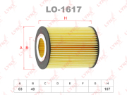 LYNXauto LO1617 Фильтр масляный