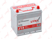 LYNXauto J14 Аккумулятор 60 Ah, 500 A, обратная, 232x173x225, JIS