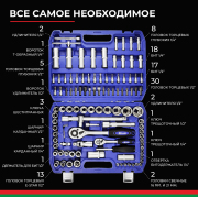 БелАК БАК07001 Набор инструментов 108 предметов &quot;ПРОФИ&quot;
