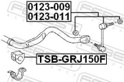 Febest TSBGRJ150F Втулка переднего стабилизатора