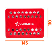 AIRLINE AFSI140 Ароматизатор под сиденье гелевый макси &quot;&quot;Тундра&quot;&quot; Клубника со сливками