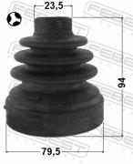 Febest 0215J32T Пыльник шрус внутренний комплект