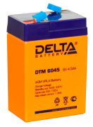 DELTA battery DTM6045 Аккумулятор ИБП 6 В 4,5 А/ч п.п. nano gel Delta DTM 70 х 47 х 107