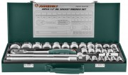 Jonnesway S04H4728S Набор головок торцевых 1/2&quot;&quot;DR, 8-34 мм, 28 предметов