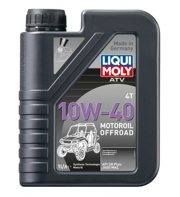 LIQUI MOLY 7540 НС-синтетическое моторное масло для 4-тактных мотоциклов ATV 4T Motoroil Offroad 10W-40 1л.