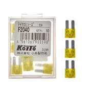 KOITO F2040 20А - мини 8 мм (2,2 мм зазор между контактами), пласт. упаковка 10 шт.