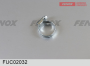 FENOX FUC02032 Хомут червячный, оцинкованный 20-32 x 9 мм