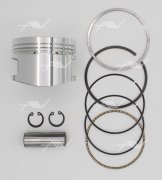 Autowelt PN33051 поршень с кольцами 0.50 NISSAN QG16DE