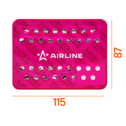 AIRLINE AFSI139 Ароматизатор под сиденье гелевый мини &quot;&quot;Тайга&quot;&quot; Бабл гам