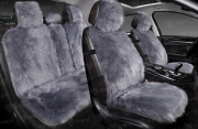 PSV 137728 Накидки в машину универсальные меховые PSV Mutton Extra (Темно-Серый), комплект на весь салон