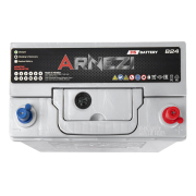 ARNEZI E1320550 Аккумулятор ARNEZI JIS SMF 55 А/ч обратный R+ 236x128x225 B24 EN 480 А