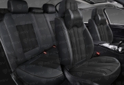 PSV 137900 Накидки в машину на сиденья весь салон 5D PSV Wonder (Черный/Отстрочка черная)