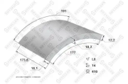 Stellox 8501099SX накладки торм.с ЗАКЛЕПК. 1-рем.! УВЕЛ.РЕСУРС 19938 19.2-14.5 (410x175)(93683)VolvoFL