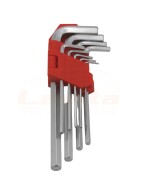 Lavita LA511602 Ключ l-образный шестигранный 9шт в наборе. размер: 1.5-10мм, удлиненный