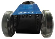 AE&amp;T HJ5025 Домкрат пневмогидравлический подкатной проф 50/25т (2 места)