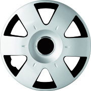 ARNEZI A0702046 Колпаки R14 Epsilon 4шт (бело-черные) ABS-пластик