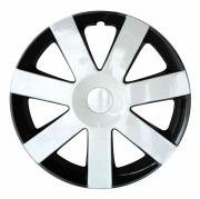 ARNEZI A0702071 Колпаки R14 Andromeda 4шт (бело-черные) ABS-пластик