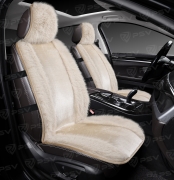 PSV 137780 Накидка на сиденье меховая универсальная PSV Fox Premium FRONT (Бежевый), 1 штука