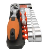 Lavita LA5000121 Набор трещотка+головки мм, 72z ,1/2&quot;&quot;, 12пр.
