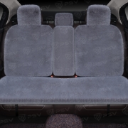 PSV 137750 Накидка на сиденье меховая универсальная PSV Кролик Rex Lux BACK (Темно-Серый), 1 штука, на заднее сиденье
