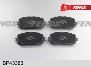 FENOX BP43383 Колодки тормозные дисковые 122.7x54.7, передние, ADVICS