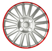 ARNEZI A0702078 Колпаки R14 Orion 4шт (бело-красные) ABS-пластик