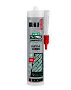 Kudo KBK331 Клей для быстрого монтажа универсальный "ЖИДКИЕ ГВОЗДИ" KUDO TURBO, белый, 280 мл