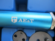 AE&amp;T TAB1073 Инструмент сведения тормозных цилиндров пневматический (23 предмета)