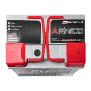 ARNEZI E1060750 Аккумулятор Arnezi DIN SMF 75 А/ч обратный R(+) 278х175х190 L3 EN720 A