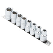 AIRLINE ATBS34 Набор головок 1/2&quot;&quot; DR TORX E10-E24 на подвесе 8 предметов