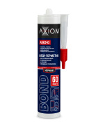 AXIOM ABK543 Клей-герметик AXIOM BOND на основе гибридных полимеров чёрный | ШОР 60, 280 мл