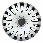 ARNEZI A0702058 Колпаки R15 Vega 4шт (серебристо-черно матовые) ABS-пластик