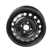 GANZ GRN14034 ДиCк штампованный 14x5.5 4x100/57.1 ET45 GRN14034 Black VOLKSWAGEN POLO,GOLF III,VENTO