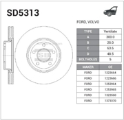 Sangsin brake SD5313