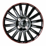 ARNEZI A0702076 Колпаки R15 Orion 4шт (черно-красные) ABS-пластик