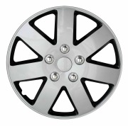 ARNEZI A0702064 Колпаки R16 Rigel 4шт (серебристо-черные) ABS-пластик