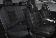 PSV 137883 Накидки в машину на сиденья весь салон 5D PSV Grand (Черный/Отстрочка черная)
