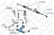 Stellox 5500724SX тяга рулевая! Opel Astra all 98>