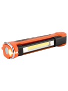 АвтоDело 44308 фонарь светодиодный инспекционный складной 3W COB+1W LED, 300Lm, Li-ion 1800mAh