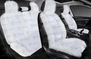 PSV 137736 Накидки в машину универсальные меховые PSV Mutton Premium (Белый), комплект на весь салон