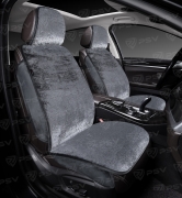 PSV 137743 Накидки в машину универсальные меховые PSV 2D Mutton FRONT (Темно-Серый), 1 шт.