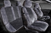 PSV 137737 Накидки в машину универсальные меховые PSV Mutton Premium (Темно-Серый), комплект на весь салон