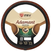 PSV 121963 Чехол на руль оплетка  ADAMANT PRESTIGE черный, размер M 37-39 см