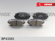 FENOX BP43383 Колодки тормозные дисковые 122.7x54.7, передние, ADVICS
