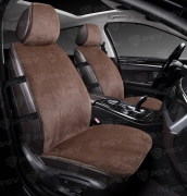 PSV 137770 Накидка на сиденье меховая универсальная PSV Norka Lux FRONT (Коричневый), 1 штука